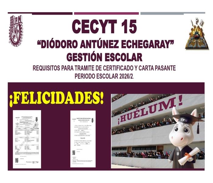 Certificado y carta pasante 26-2