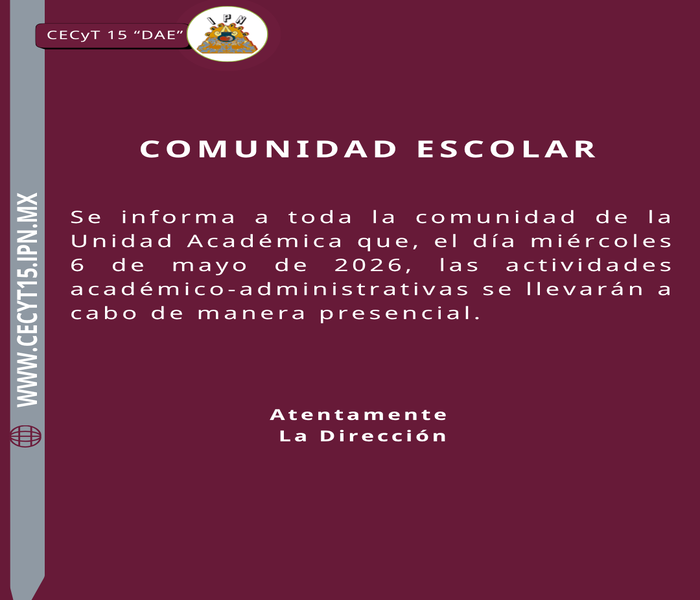 Comunicado Actividades 