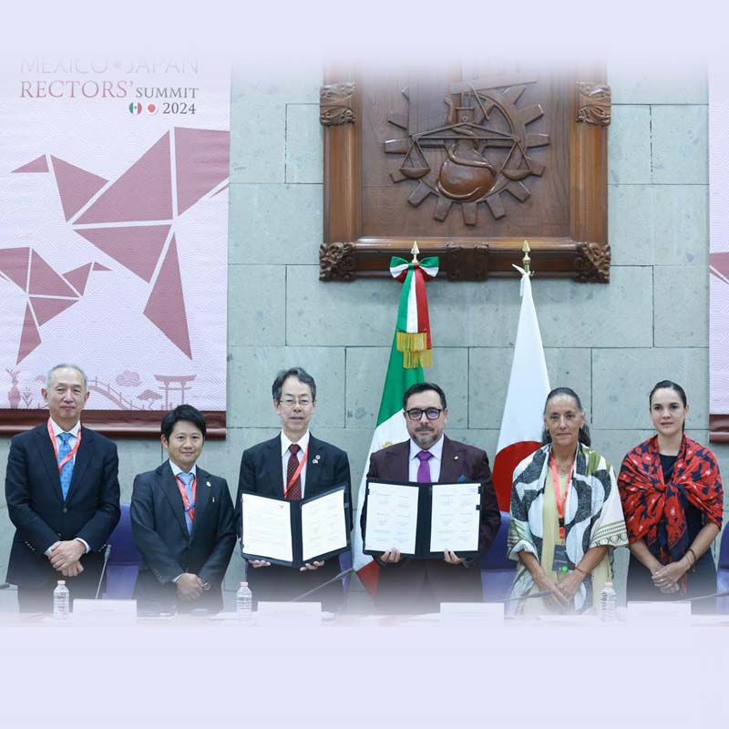 Acuerdan Rectores de México y Japón, cooperación académica
